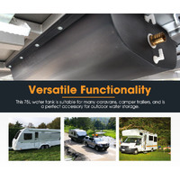SAN HIMA 75L Litre Poly Water Tank Camper Trailers Caravans 4X4 4WD Truck