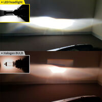 LIGHTFOX Pair Lumiled LED Headlight Kit H7 6000LM High/Low Beam Replace Xenon Halogen Globe