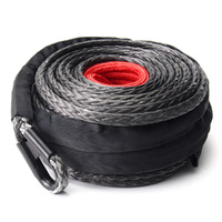FIERYRED 10MM x 30M Synthetic Winch Rope Dyneema SK75 Tow Recovery Cable Offroad 4WD
