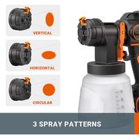 WORX NITRO 20V Brushless HVLP Paint Sprayer Kit with 2.0ah POWERSHARE Battery & Charger WX020.B