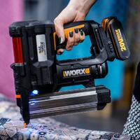 WORX 20V Stapler / Nailer Kit with 2.0ah POWERSHARE Battery & Charger WX840