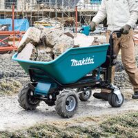 Makita 18Vx2 Brushless Wheelbarrow with Manual Dump & Bucket (Tool Only) DCU603Z
