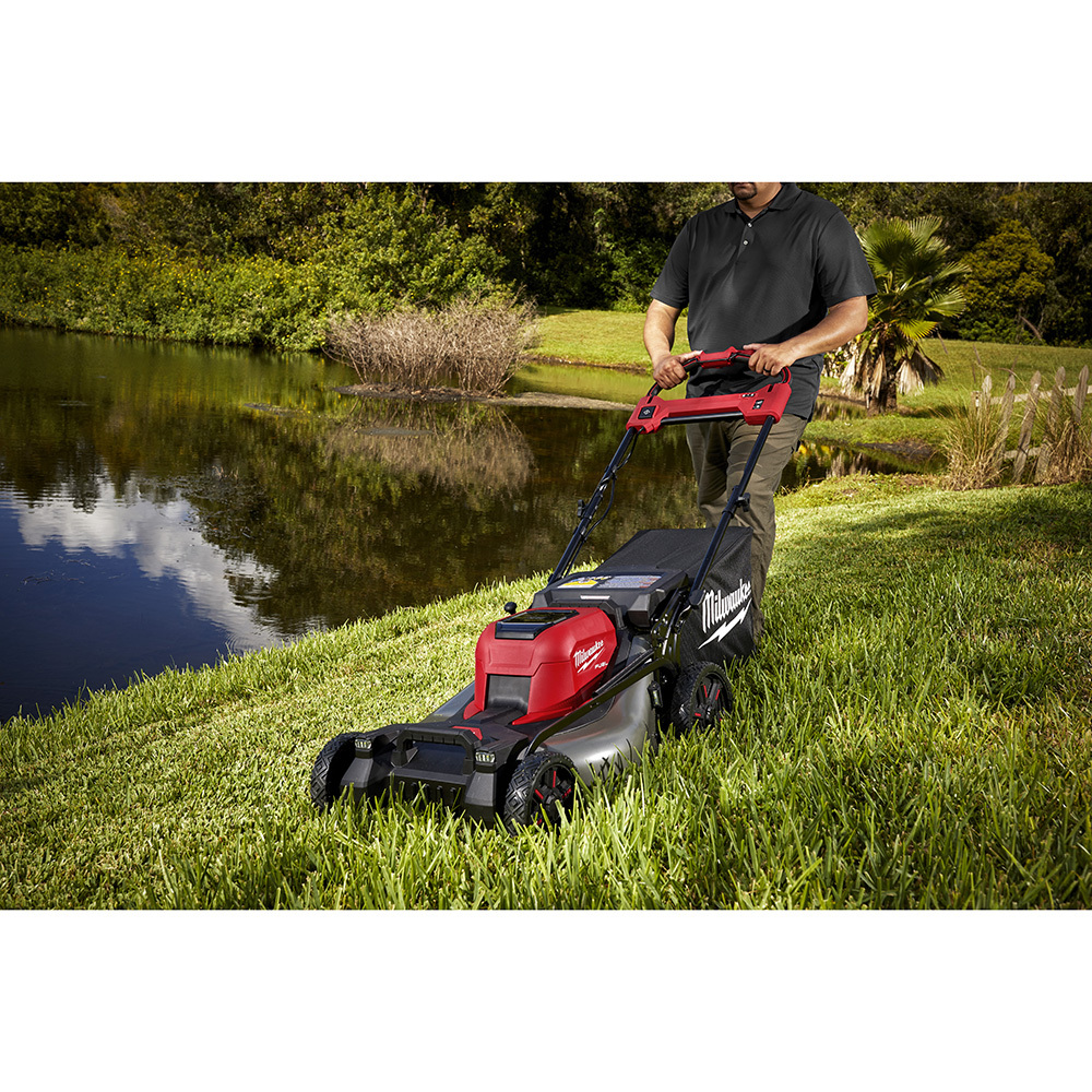 Milwaukee 18V FUEL 21" (533mm) 3-in-1 Variable Speed Self-Propelled Dual Battery Lawn Mower (tool only) M18F2LM210