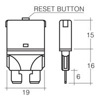 Narva 30A 12V Circuit Breaker Blade Fuse
