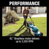 Makita 18Vx2 460mm 18" Brushless Lawn Mower 5.0ah Set DLM464PT2