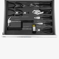Hardkorr 160 Piece Workshop Toolkit with Trolley Cabinet