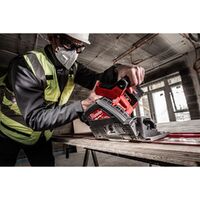 Milwaukee 18V FUEL 165mm Track Saw (Tool Only) with 1400mm Guide Rail with Clamps & Bag Bundle M18FPS55-0-Bundle
