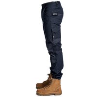 Form Work Wear Cuffed Work Pants Size 30 Colour Black