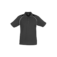 Mens Triton Polo Ash/Black/White Small