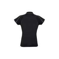 Ladies Blade Polo Black/Silver Grey 6