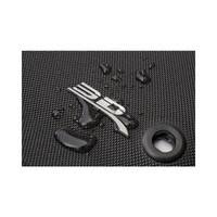 3D Kagu Rubber Mats for Ford Ranger Dual Cab PX PX2 PX3 2011-2022 Front & Rear Colour Black