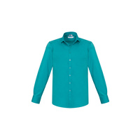Mens Monaco Long Sleeve Shirt Platinum XSmall
