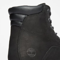 Timberland Women's Waterville 6 Inch Leather Waterproof Boot - Black Nubuck - US 5