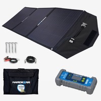Hardkorr 150w Heavy Duty Portable Solar Mat with 15A Smart Solar Regulator