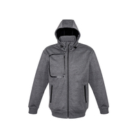 Mens Oslo Jacket Grey Black Medium