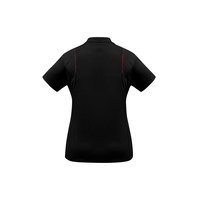 Ladies United Short Sleeve Polo Royal/White 22