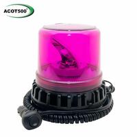 Titan Class 1 Amber LED Clear Lens Rotating Beacon 12-24V Hardwire