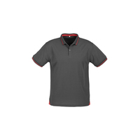 Mens Jet Polo Black/Bright Green Small