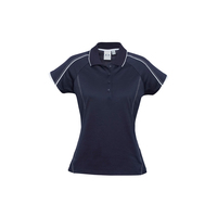 Ladies Blade Polo Black/Silver Grey 6