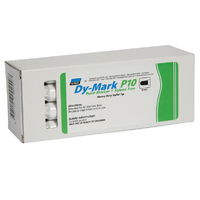 Dy-Mark 2mm White Paint Marker P10 Medium Bullet Tip (12 Pack) 12071011