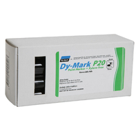 Dy-Mark 2mm/4mm Black Paint Marker P20 Medium Bullet Tip (12 Pack) 12072001