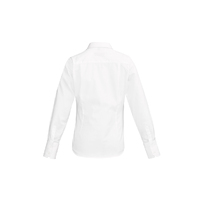 Biz Corporates Hudson Womens Long Sleeve Shirt White Size 4