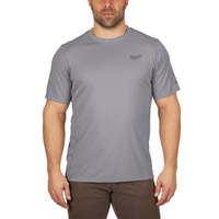 Milwaukee Workskin Light - Short Sleeve Shirt - Grey M 414G-M