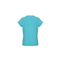 Biz Corporates Blaise Womens Short Sleeve T-Top Aqua Size 4