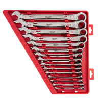 Milwaukee 15pc Ratcheting Combination Wrench Set - SAE 48229416