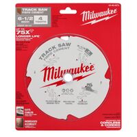Milwaukee 160mm 6-1/2" 4T Fibre Cement Track Saw Blade PCD 48400670
