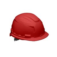 Milwaukee BOLT100 Unvented Hard Hat - Red 4932479250