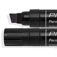 Pica Classic 528 Black Permanent Marker - Chisel Tip XXL 528/46