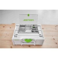Festool CENTROTEC 3-8mm Mini Wood Spiral Drill Bit Set for Systainer3 577395