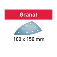 Festool 100mm DELTA P40 Granat Abrasive Sheet - 10 Pack 577538