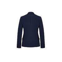 Biz Corporates Siena Womens Two Button Mid Length Jacket Marine Size 4