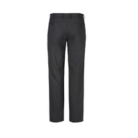 Biz Corporates Comfort Wool Stretch Mens Flat Front Pant Charcoal Size 72