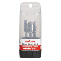 Saber 3 Piece Burr Set 8020-S2