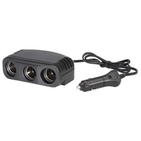 Narva Triple Adapter Dual Cigarette Lighter Accessory Socket 12V Caravan 81048