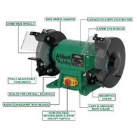 Abbott & Ashby 1100W 200mm (8") Professional Bench Grinder with NVR Switch ATBG1100/8 811513