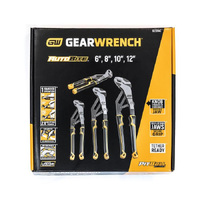 GearWrench 4 Pc Pitbull Auto-Bite Tongue & Groove Dual Material Pliers 82594C