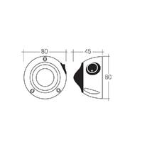 Narva Led Interior Lamp Down Light Swivel 12 12V 24V Volt Boat Caravan 87654S