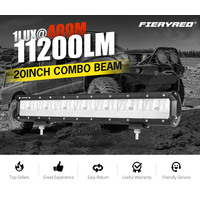 FIERYRED 20inch LED Light Bar combo Driving Lamp Offroad 4WD SUV Truck