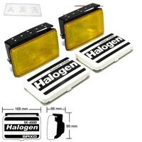 Offroad rally yellow driving fog lamps spot light comet 12v toyota ae86 mr2 aw11