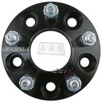 2x 25mm 12x1.25 5x114.3mm Hub Centric Wheel Spacer For Nissan Silvia Skyline