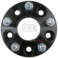 2x 25mm 12x1.25 5x114.3mm hub centric wheel spacer for nissan silvia skyline