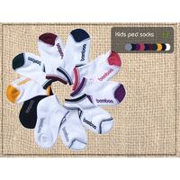 Bamboo Sports Ped Socks Size Kids 3-5 Colour White