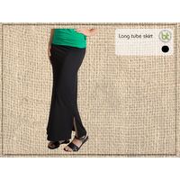 Bamboo Tube Skirt Full Length Size 8 Colour Black
