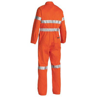 Taped Hi Vis Drill Coverall Orange Size 74 LNG