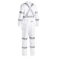 X Taped Biomotion Cotton Drill Coverall White Size 77 REG