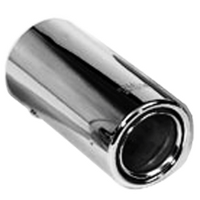 Chrome Exhaust Tip fits 48-65mm pipes